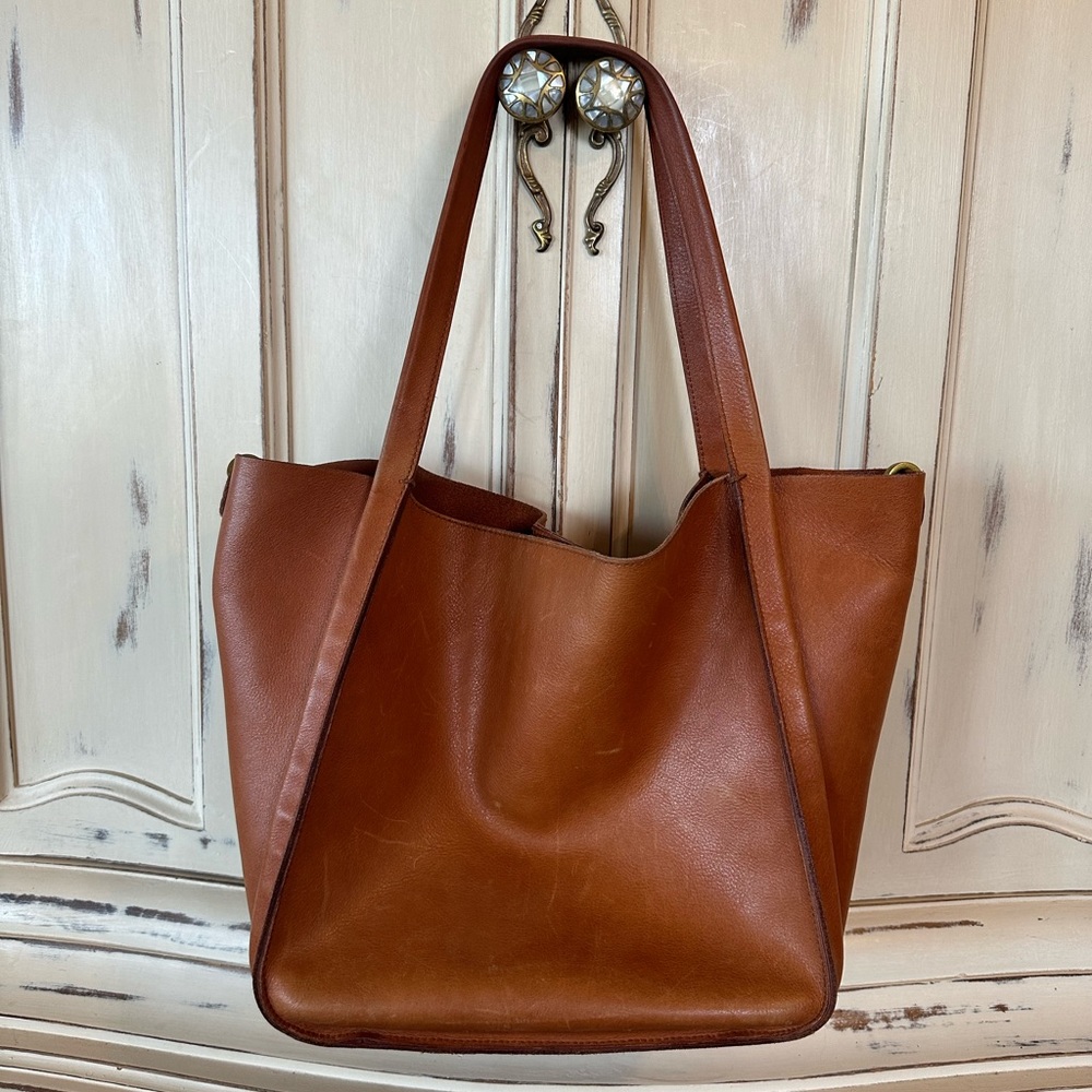 Madewell Sydney Tote - English Saddle Leather
